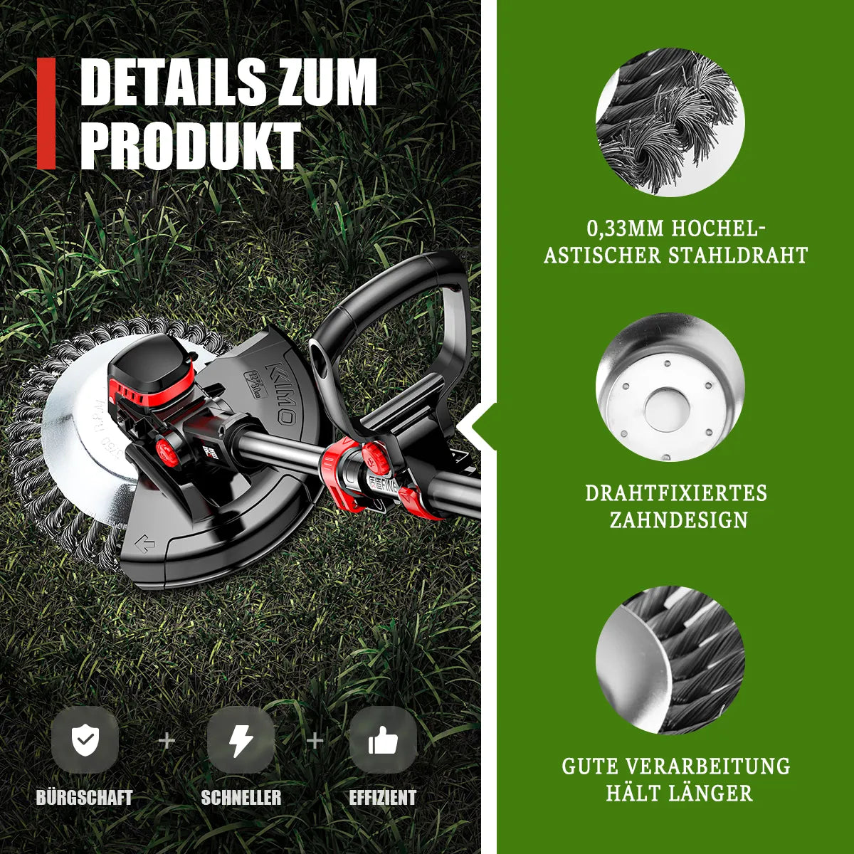 Der unzerstörbare Rasentrimmer für perfekte Ergebnisse
