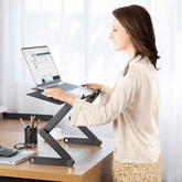 FLEXSTAND 360 – Laptopständer – Ergonomisch & höhenverstellbar für gesunde Haltung beim Arbeiten