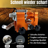 Handbetriebener Kettenschärfer – Für jede Kettensäge geeignet