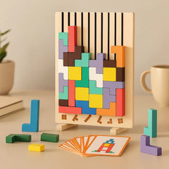 3D-Tetris aus Holz – Ihr Anti-Stress & Fokus-Tool für den Schreibtisch