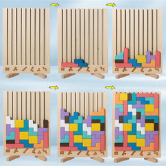 3D-Tetris aus Holz – Ihr Anti-Stress & Fokus-Tool für den Schreibtisch
