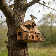 Bezauberndes Vogelhaus aus Holz