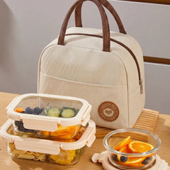 Glas Lunchbox aus Borosilikatglas – Auslaufsichere Bento Box mit Glasdeckel, Mikrowellengeeignet