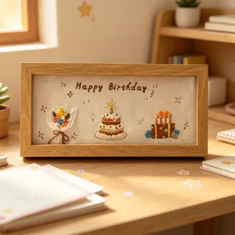DIY Stickset Bilderrahmen – Kreatives DIY Geburtstagsgeschenk