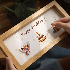 DIY Stickset Bilderrahmen – Kreatives DIY Geburtstagsgeschenk