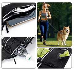 Joggingleine Hund – Hands-Free Hundeleine mit Bauchgurt, elastische Laufleine für Joggen, Laufen & Spaziergänge