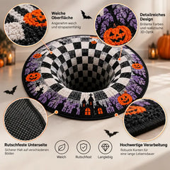 GruselVortex 3D – der täuschend echte Halloween-Illusionsteppich