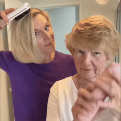 Thermischer Styling-Bürste für kurzes Haar & Pony