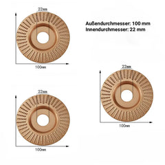 Holzschnitzerei Set mit Schleifaufsätzen für DIY Holzbearbeitung