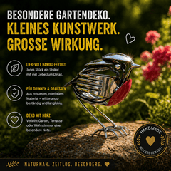 Magische SilberSchwalbe – Handgefertigt & Wetterfest