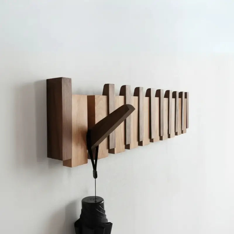 Piano-Garderobenhaken HarmonyCoat – Kreativer Holz-Wandhaken für Flur und Eingangsbereich
