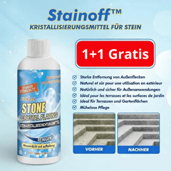 Stainoff™ – Fleckenreiniger für Stein für gründliche und mühelose Reinigung [1 + 1 Gratis]