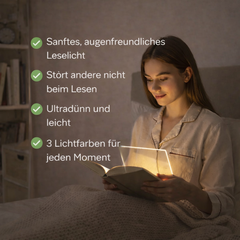 LumaLeaf™ — Entspannt lesen ohne Augenstress, überall und jederzeit