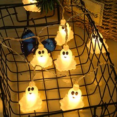 Halloween Deko Beleuchtung – LED Kürbis & Geister Lichterkette für Party