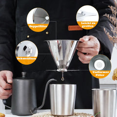 Kaffee Handfilter Set – Perfekt für Zuhause & als Geschenk