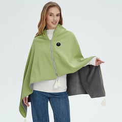 USB-Wärmedecke für Schultern & Rücken – Tragbare Heizdecke mit 3 Heizstufen, Weicher Stoff, Ideal für Winter & Büro