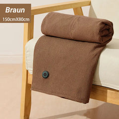 Heizdecke – Elektrische Wärmedecke mit Schulternheizung, 3 Heizstufen, Schnellaufheizung, Waschbar