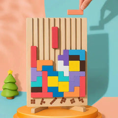 3D-Tetris aus Holz – Ihr Anti-Stress & Fokus-Tool für den Schreibtisch