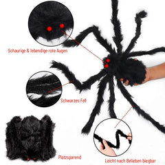 Riesiges Spinnennetz-Set für Außen – Deko für Party & Garten