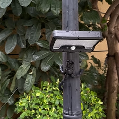 Oktopus Solarleuchte für Außen – Mit Clip & Wandhalterung