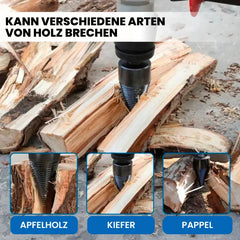 Profibohrer - Teilt Holz in wenigen Sekunden