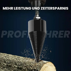 Profibohrer - Teilt Holz in wenigen Sekunden