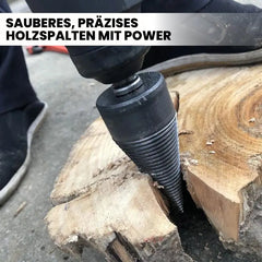 Profibohrer - Teilt Holz in wenigen Sekunden