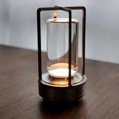 LumiLight Kabellose Tischleuchte - Wasserfest und tragbar - Beleuchtet mit Stil und Dimmfunktion