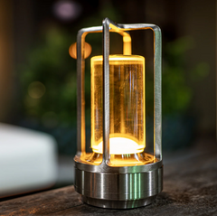 LumiLight Kabellose Tischleuchte - Wasserfest und tragbar - Beleuchtet mit Stil und Dimmfunktion