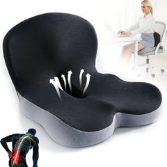 ErgoComfort Ergonomisches Sitzkissen | Druckentlastend & Rutschfest für gesundes Sitzen