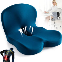 ErgoComfort Ergonomisches Sitzkissen | Druckentlastend & Rutschfest für gesundes Sitzen