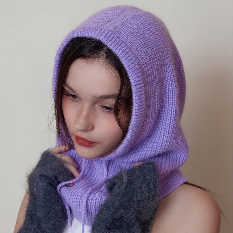 Trendige Winter Strickmütze mit Tunnelzug | Warm & Stylisch