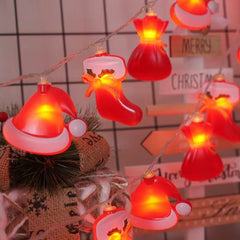 Weihnachts-LED-Lichter – Deko-Hut & Candy-Cane Design für festliche Stimmung