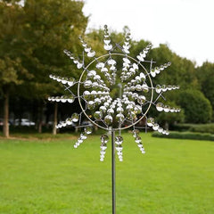 Handgemachte Magische Windmühle – Ein Kunstwerk für Ihren Garten
