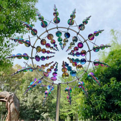 Handgemachte Magische Windmühle – Ein Kunstwerk für Ihren Garten