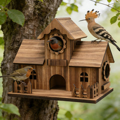 Bezauberndes Vogelhaus aus Holz