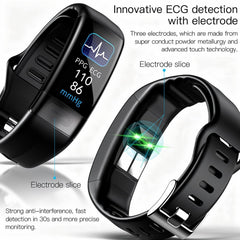 Smartwatch mit EKG, Herzfrequenz, Blutdruck & Schlaftracking für Damen und Herren | Fitness Tracker | Vitaro