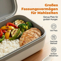 Elektrische Lunchbox mit Selbstheizung kabellos