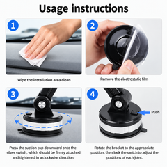 Handyhalter Auto mit Saugnapf & 360° Drehung